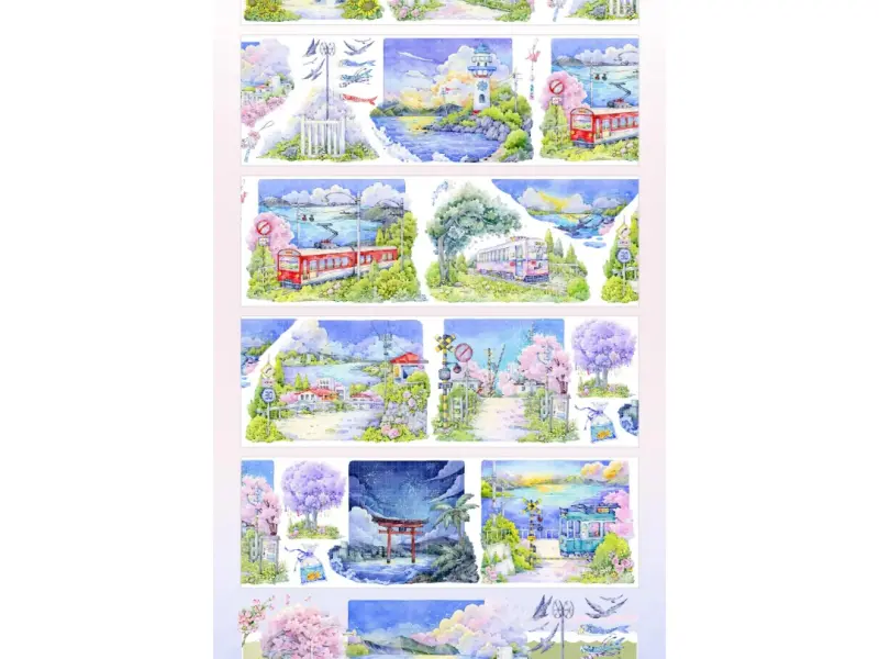 StudioVI Washi Tape Sample - Kamakura Coast