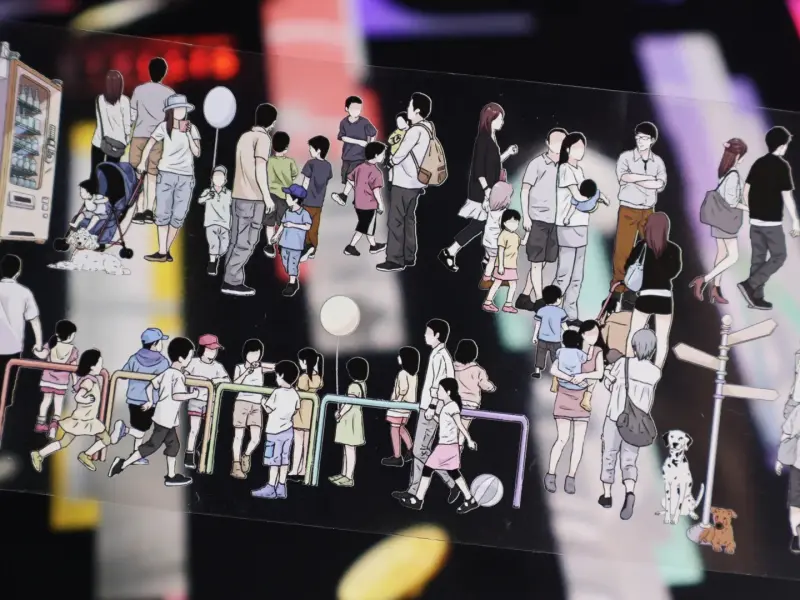 StudioVI PET Tape Sample - Crowds Of People 2