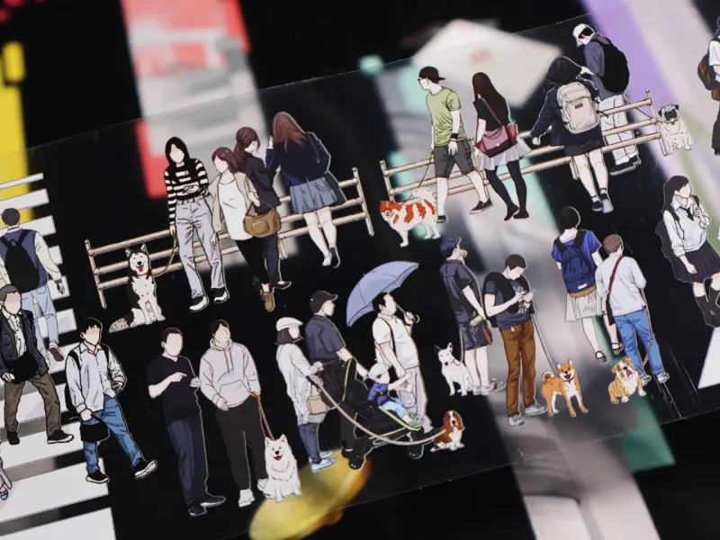 StudioVI PET Tape Sample - Crowds Of People 2