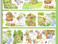 Tournesol Studio PET Tape Sample - Fairytale Forest Life