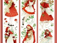 Tournesol Studio Washi Tape Sample - Girl With Red Hood