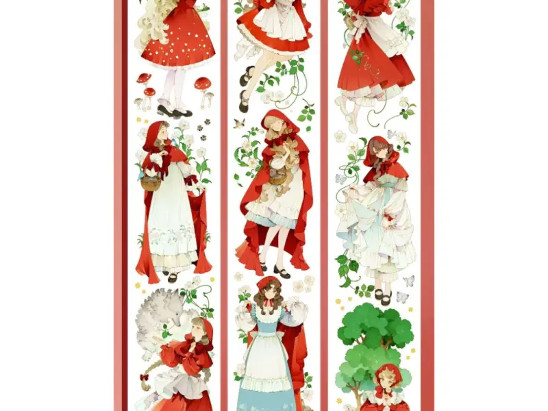 Tournesol Studio Washi Tape Sample - Girl With Red Hood