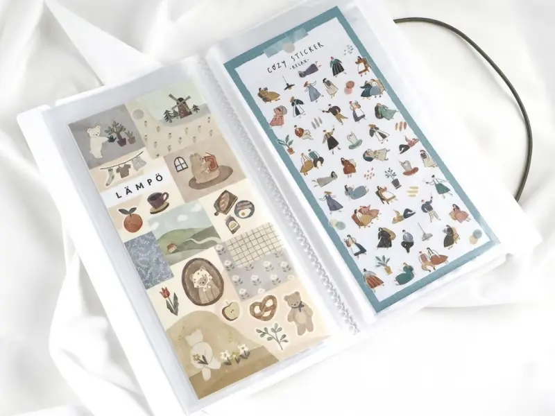 Mindwave Sticker Storage Folder - White