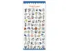 Pre-Order Mindwave Clear Sticker Sheet Happy Snappy 82131 - Blue