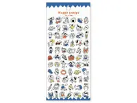 Pre-Order Mindwave Clear Sticker Sheet Happy Snappy 82131 - Blue