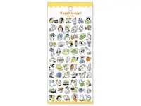 Pre-Order Mindwave Clear Sticker Sheet Happy Snappy 82133 - Yellow