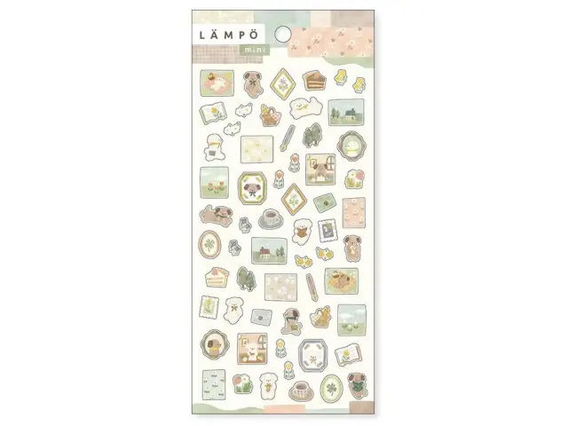 Mindwave Sticker Sheet Lämpö 82093 - Dog And Late Afternoon