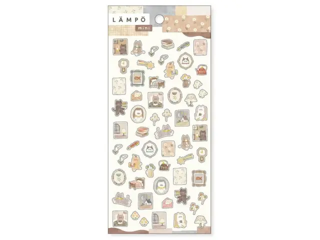 Pre-Order Mindwave Sticker Sheet Lämpö 82092 - Cat And Night