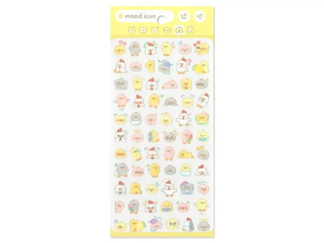 Pre-Order Mindwave Clear Sticker Sheet Mood Icon - Chick