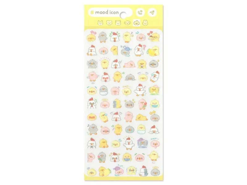 Pre-Order Mindwave Clear Sticker Sheet Mood Icon - Chick