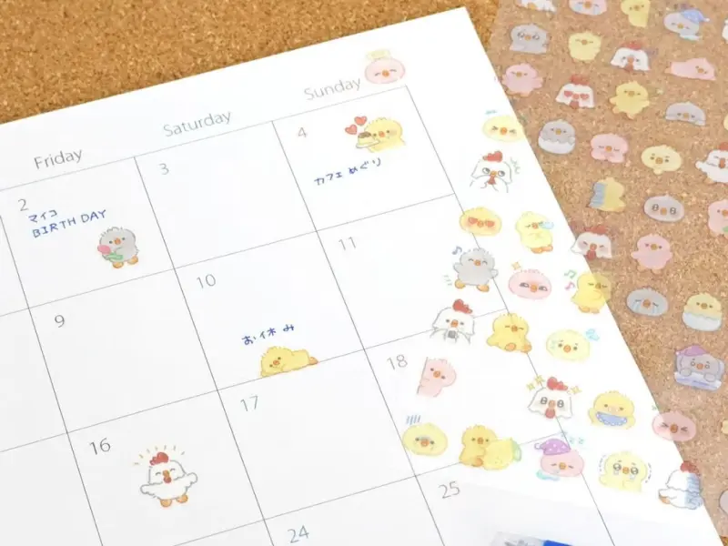 Mindwave Clear Sticker Sheet Mood Icon - Chick