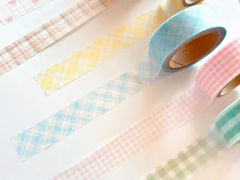 Mindwave Washi Tape - Check Pattern 19