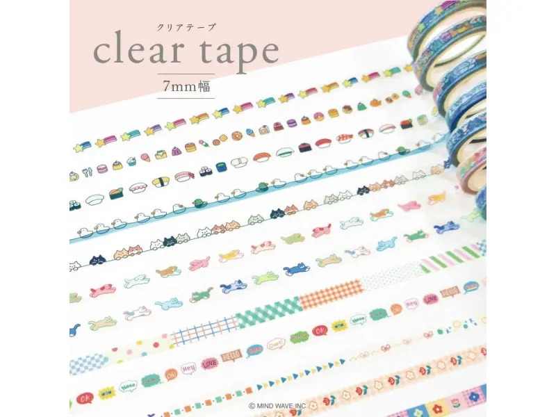 Mindwave Clear Tape Pop Icon 7 mm - Pictogram