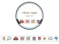 Pre-Order Mindwave Clear Tape Pop Icon 7 mm - Pictogram