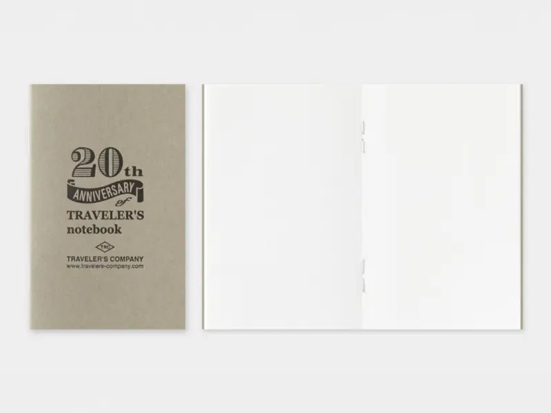 Pre-Order TRAVELER’S notebook Card Size 20th Anniversary Limited Set - Brown