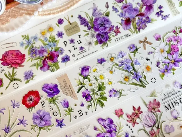 Pre-Order Baicangjia Studio Die-Cut Washi Tape - Overture