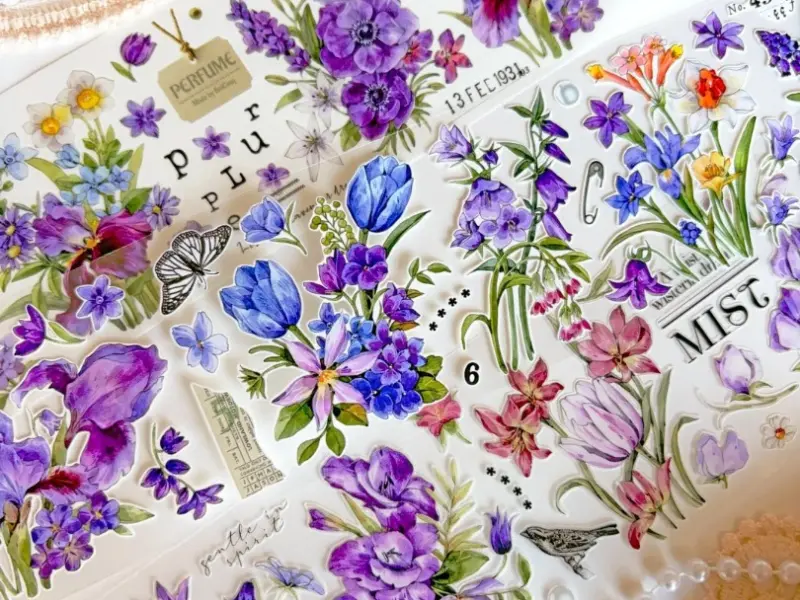 Pre-Order Baicangjia Studio Die-Cut Washi Tape - Overture