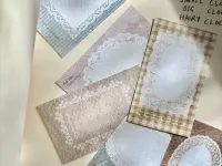 Pion Memo Cards - Lace Frame