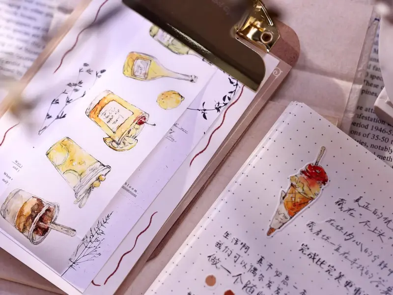 Xiaobaijia Die-Cut Washi Tape - Refreshing Summer