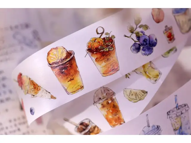 Xiaobaijia Die-Cut Washi Tape - Refreshing Summer