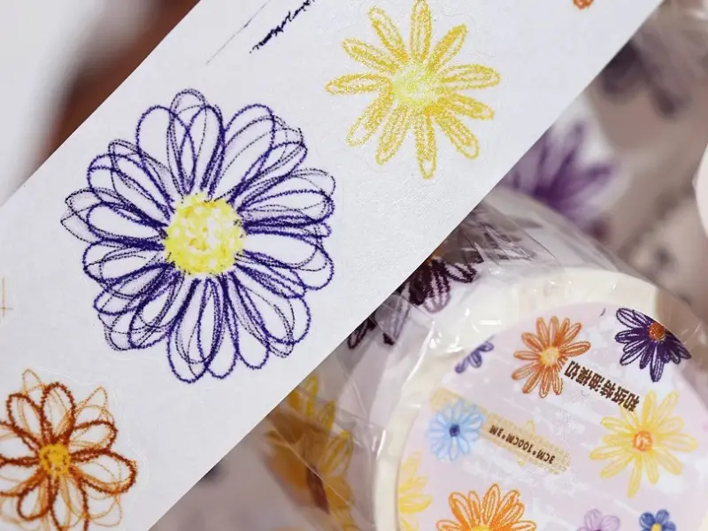 Xiaobaijia Die-Cut Washi Tape - Light Gauze