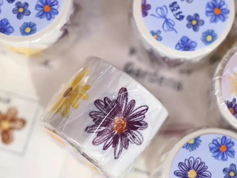 Xiaobaijia Die-Cut Washi Tape - Light Gauze