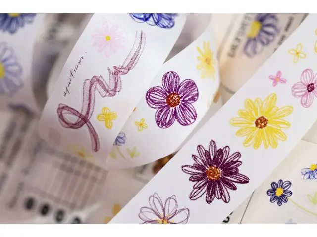 Xiaobaijia Die-Cut Washi Tape - Light Gauze