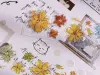 Pre-Order Xiaobaijia Die-Cut Glossy PET Tape - Pastel Flower Town