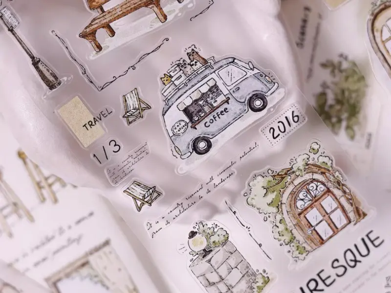 Xiaobaijia Die-Cut Matte PET Tape - Quiet Little Moments