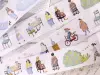Pre-Order Xiaobaijia Die-Cut Washi Tape  - A Bright Day