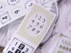 Pre-Order Xiaobaijia Die-Cut Washi Tape - Pastel Number Strips