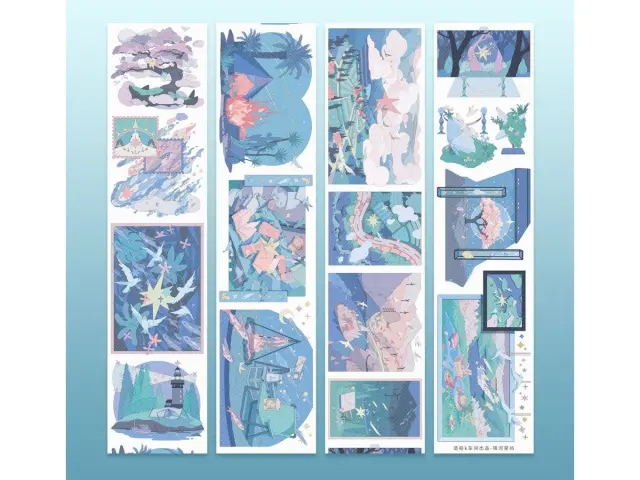 Shipbuilding Workshop K Washi Tape Sample - Stellar Isles