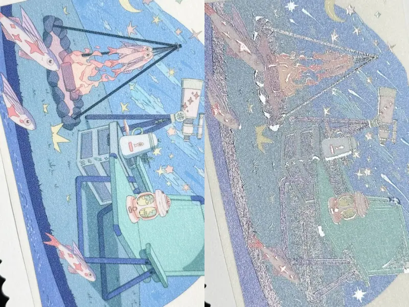 Shipbuilding Workshop K Washi Tape Sample - Stellar Isles