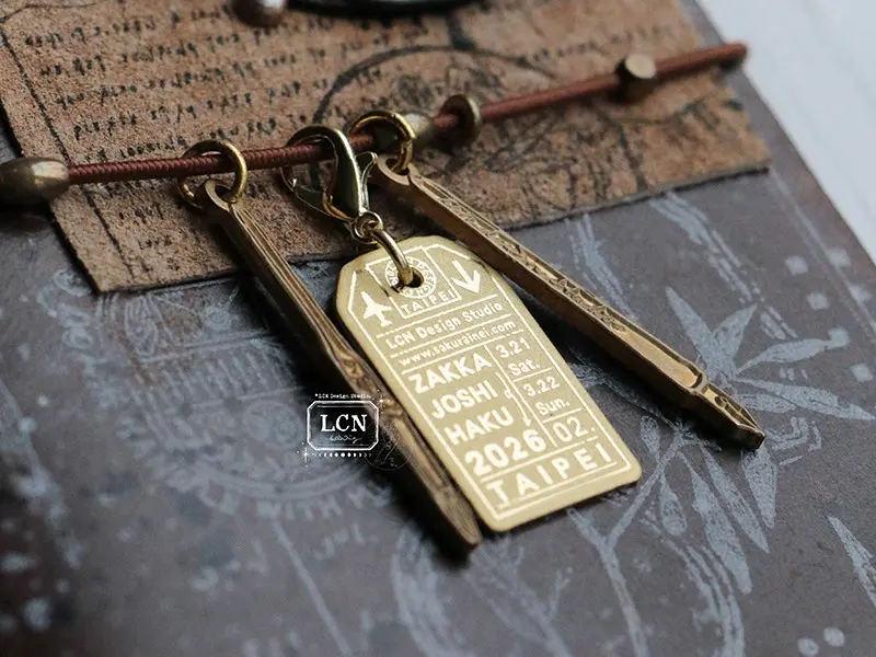 Pre-Order LCN 2026 Zakka Joshi Haku Limited Brass Charm