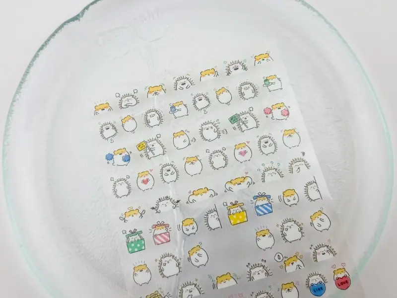 Mindwave Sticker Sheet - Hamster And Hedgehog