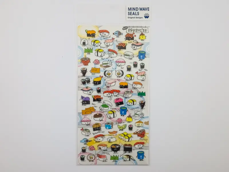Mindwave Sticker Sheet - Sushi