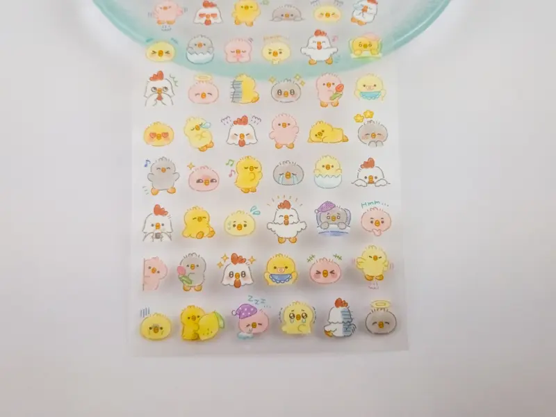 Mindwave Clear Sticker Sheet Mood Icon - Chick