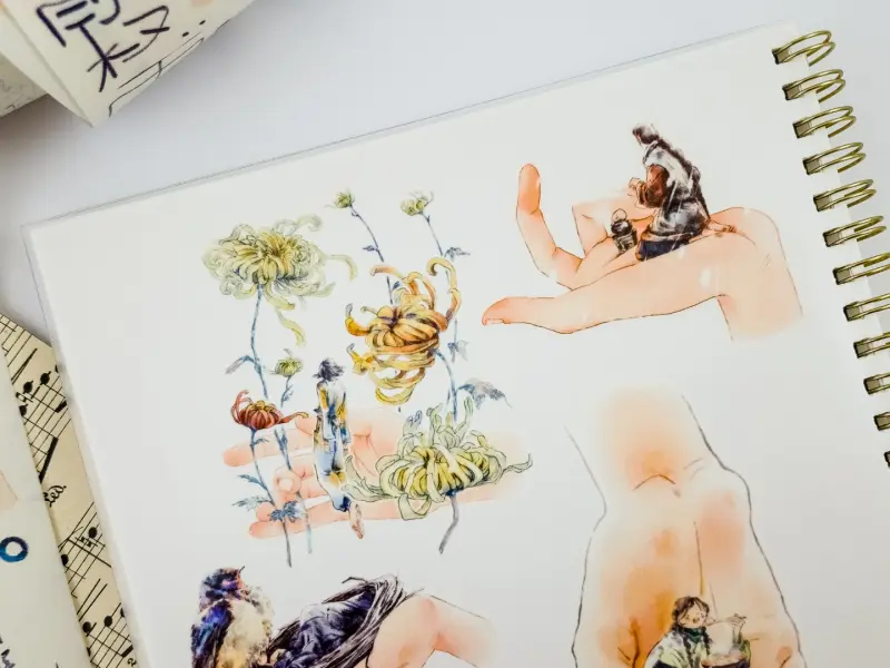 Ding Idako Die-Cut Tape - Time at Your Fingertips
