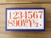 Pre-Order 36 SUBLO Stamp Set 23 x 37 mm - EXTRA BIG Numbers