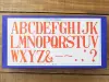 Pre-Order 36 SUBLO Stamp Set 25 x 37 mm - EXTRA BIG Alphabet