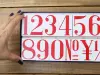 Pre-Order 36 SUBLO Stamp Set 37 x 59 mm - MAXI BIG Numbers