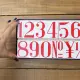 Pre-Order 36 SUBLO Stamp Set 37 x 59 mm - MAXI BIG Numbers