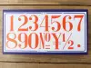 Pre-Order 36 SUBLO Stamp Set 37 x 59 mm - MAXI BIG Numbers