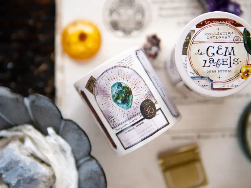 Pre-Order OURS Label Sticker Memo Roll - Gem