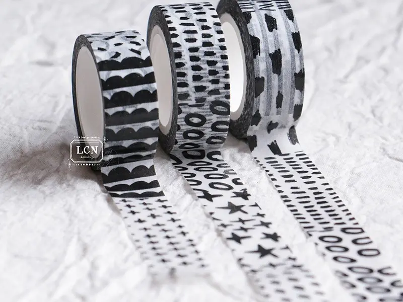Pre-Order LCN Washi Tape - Hand Drawn Patterns