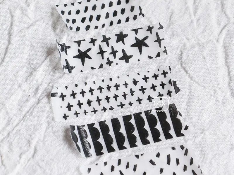 Pre-Order LCN Washi Tape - Hand Drawn Patterns
