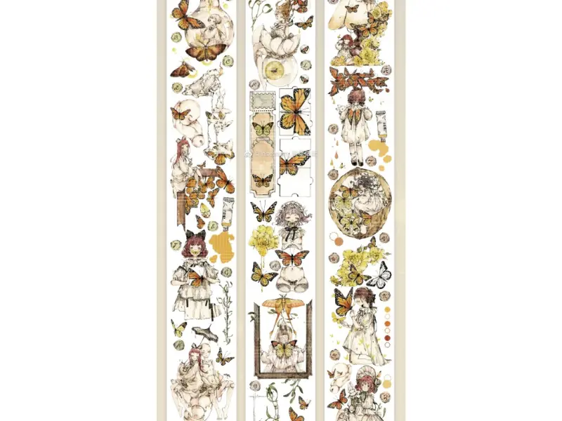 Inseason Studio Washi Tape Sample - Butterfly Box