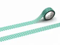 mt 1P Washi Tape Dot - Emerald Green