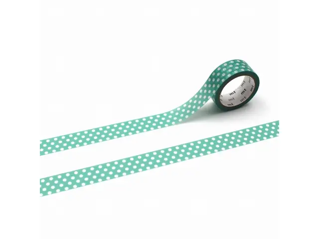 mt 1P Washi Tape Dot - Emerald Green