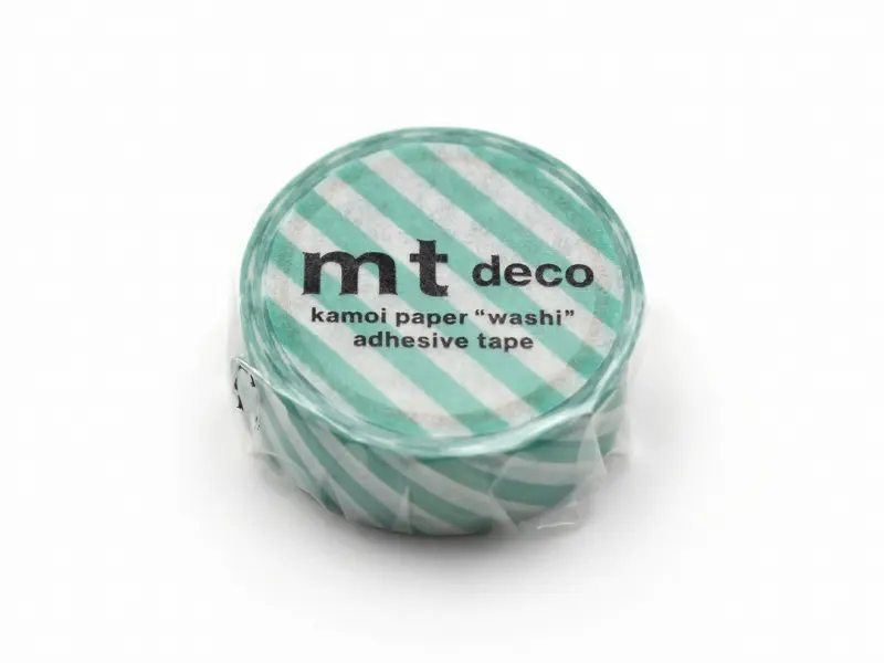 mt 1P Washi Tape Stripe - Emerald Green